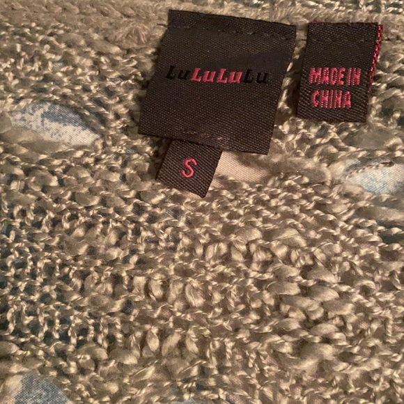 LuLu sweater- hand painted gorgeous colors - Picture 11 of 12